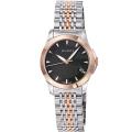 Gucci Women's 'Timeless' Black Dial Two Tone Bracelet Quartz Watch