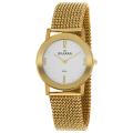 Skagen Women's 'Steel' Goldtone Stretch Mesh Bracelet Quartz Watch