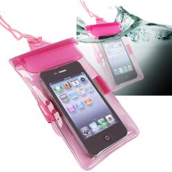 Hot Pink Universal Waterproof Bag for Cell Phone/ PDA