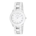 Vernier Women's V11085 Series Two Tone White Resin Watch