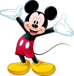 Mickey Mouse Peel and Stick Giant Wall Decal