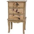 Rustic Peaceful Birds Three-drawer End Table (China)