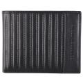 Geoffrey Beene Men's Textured Genuine Leather Bifold Passcase Wallet
