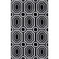 angelo:HOME Hand-tufted Black Hudson Park Polyester Rug (8' x 10')