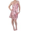 Hailey Jeans Co. Women's Firework Print Satin Chemise Nightie