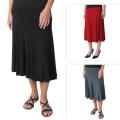 Journee Collection Women's Flowing Knit Flare Skirt