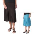 Journee Collection Women's Flowing Knit Flare Skirt