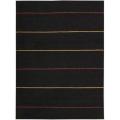 Hand-tufted Black Horizon Rug (2'6 x 4')