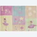 Hand-tufted Girls Ballering Wool Rug (2' x 3')