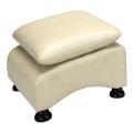 Lorenzo Softy Tan Leather Ottoman