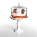 American Atelier Bianca Pedestal Cake Plate with Dome
