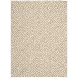 Calvin Klein Home Hand-tufted Naturals Beige Rug (5'3 x 7'5)