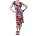 Emma & Michelle Women's Shoulder String Empire Waist V-neck Dress