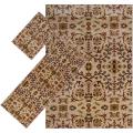 Woven Multicolored Tabluar 3-piece Rug Set