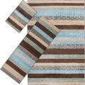 Woven Multicolored Tabluar 3-piece Rug Set