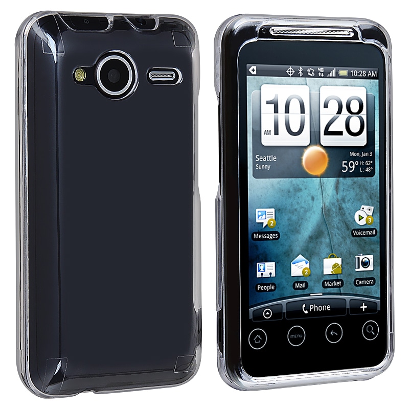 BasAcc Clear Snap on Case for HTC EVO Shift 4G