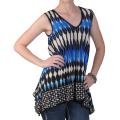 Tressa Designs Women's Sleeveless V-neck Tunic Top