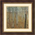 Gustav Klimt 'Forest of Beech Trees' Framed Art Print