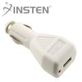 INSTEN White Premium USB Car Charger for Apple