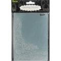 Embossing 'Scroll Flourish Corner' Folder Background 5X7