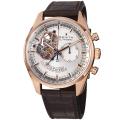 Zenith Men's 'Chronomaster Open Reserve' Rose Gold Brown Strap Watch