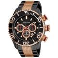 Akribos Men's Large Diver's Chronograph Bracelet Watch