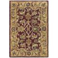 Handmade Classic Red/ Gold Wool Rug (3' x 5')