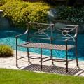 Christopher Knight Home Megan Outdoor Cast Aluminum Bench