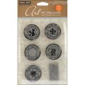 Hero Arts Cling Stamps-Untitled Postmark