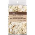 Celebrate It Handmade Paper Flower Confetti 225/Pkg-Cream
