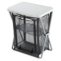 Rokk Portable Aluminum End Table