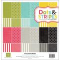 Dots & Stripes 2 Soda Fountain Collection Kit 12"X12"
