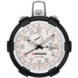 Wenger Traveler Alarm White Dial Pocket Watch