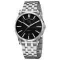 Maurice Lacroix Men's 'Pontos' Black Dial Stainless Steel Watch