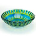 Fontaine Blue Glass Vessel Sink
