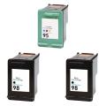 Hewlett Packard HP 95/98 Black/Color Ink Cartridges (Pack of 3) (Remanufactured)