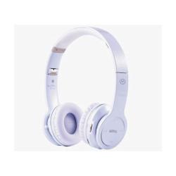 Wireless Rhythm by Miikey White Bluetooth v2.1 4 Channel HD Stereo Collapsible Headphones