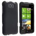 BasAcc Black Snap-on Rubber Coated Case for HTC Titan