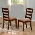 Bewdley Walnut Ladder Back Cushioned Dining Chair (Set of 2)