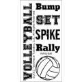 Technique Tuesday Clear Stamps -Volleyball