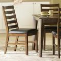 Stotfold Rich Dark Brown Arts and Crafts Dining Chair (Set of 2)