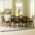 Stotfold Rich Brown Arts and Crafts 7-piece Dining Set