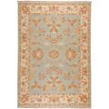 Hand-knotted Green Sonmiac New Zealand Wool Rug (6' x 9')