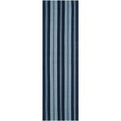 Country Living Hand-woven Blue Archimedes Wool Rug (2'6 x 8')