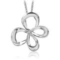 Jessica Simpson Sterling Silver Diamond Accent Butterfly Necklace