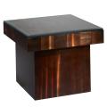 Nova Rootbeer Squared End Table