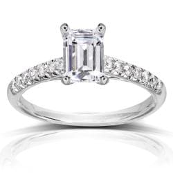 14k White Gold 1 1/6ct TDW Diamond Engagement Ring (H-I, SI1-SI2)