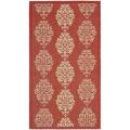 Poolside Red/ Natural Indoor/ Outdoor Rug (2' x 3'7)
