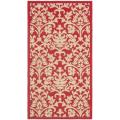 Poolside Red/ Natural Indoor/ Outdoor Rug (2' x 3'7)