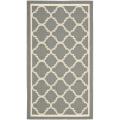 Poolside Grey/ Beige Indoor/ Outdoor Rug (2' x 3'7)